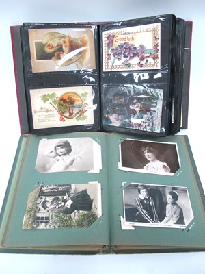 Lot 1286 - Two Postcard Albums, containing early XX...