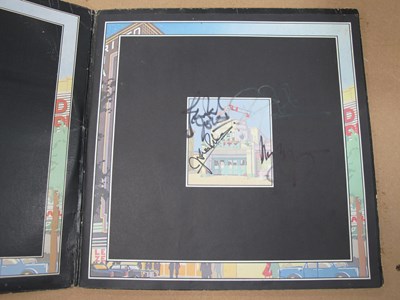 Lot 681 - Led Zeppelin Signatures, signed to the inside...