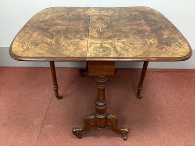 Lot 1462 - A XIX Century Burr Walnut Inlaid Sutherland...