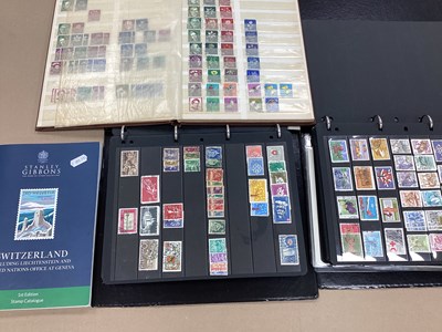 Lot 430 - Stamps; A Large Switzerland Collection, housed...