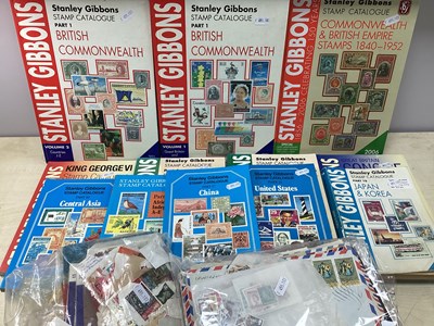 Lot 401 - Stamps; An Assortment of Stanley Gibbons Stamp...