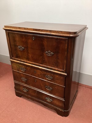 Lot 1417 - A XIX Century Biedermeier Escritoire, with...
