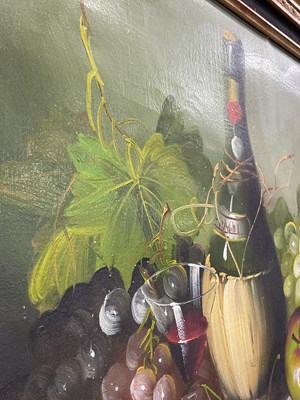 Lot 1505 - FRANK LEAN (XX Century) *ARR Still Life with...