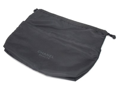Lot 1339 - Chanel; A Black Beauté Cosmetic Pouch, given...