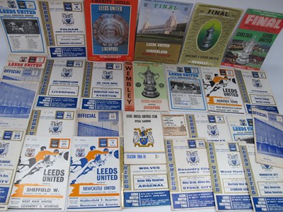 Lot 716 - Leeds United Programmes FA Cup Finals 1965, 70,...