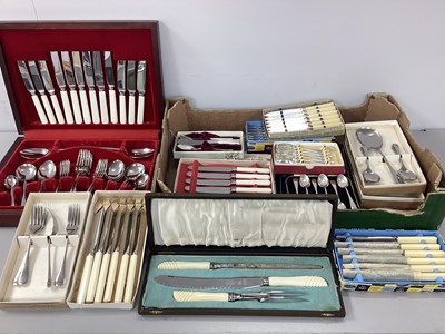 Lot 247 - A Quantity of Assorted Plated Flatware, to...
