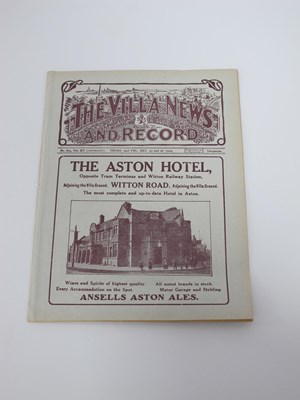 Lot 559 - 1924-5 Aston Villa v Leeds United Programme,...