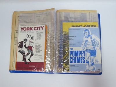 Lot 821 - Chelsea 1975-6 set of 21 Away Programmes.