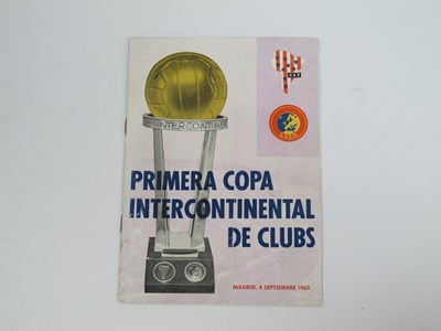 Lot 834 - 1960 Real Madrid v Penarol twelve-page...