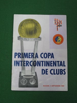 Lot 776 - 1960 Real Madrid v Penarol Twelve-Page...