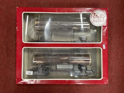 Lot 724 - A L.G.B 'G' Gauge/10mm Boxed Ref no 45775 Two...