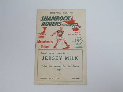 Lot 831 - 1957-8 Shamrock Rovers v Manchester United...