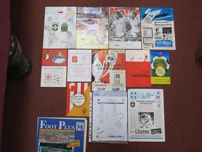 Lot 869 - 1959-60 Red Star v Wolves, 1967-8 Lyon v...