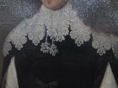 Lot 1376 - THOMAS LEIGH Portrait of Aston Cockayne, oil...