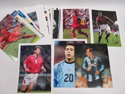 Lot 386 - Football Autographs - Ozat, Tristan, Djorkaeff,...