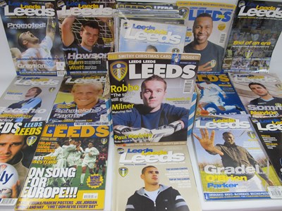 Lot 718 - Leeds United Magazines, 2000s, approximately...