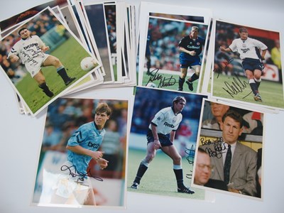 Lot 409 - Football Autographs on Press Photos and Prints...