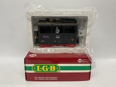 Lot 830 - A L.G.B 'G' Gauge/10mm Ref No 23500 0-4-0...