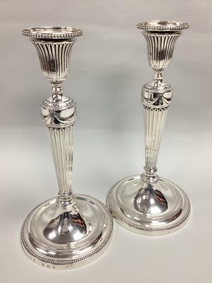 Lot 64 - A Pair of Georgian Matched Hallmarked Silver...
