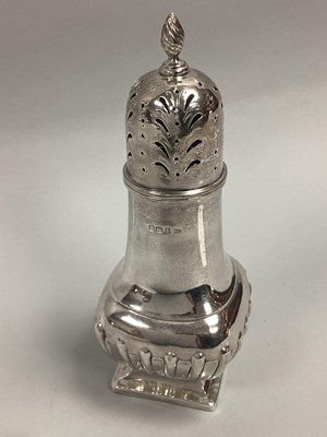 Lot 51 - A Hallmarked Silver Sugar Caster, Walker &...