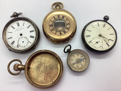 Lot 296 - A Chester Hallmarked Silver Cased Pocketwatch,...