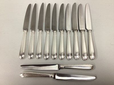 Lot 92 - A Matched Set of Twelve Hallmarked Silver...