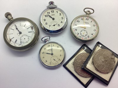 Lot 297 - Two Modern Sekonda Pocketwatches, a Smiths...