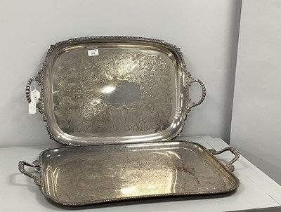 Lot 249 - A Sheffield Silver Plate Large Twin Handled...