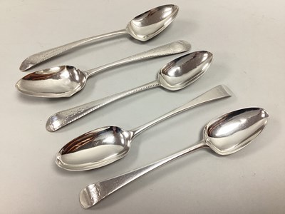 Lot 91 - A Pair of Irish Hallmarked Silver Table Spoons,...