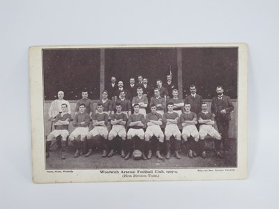 Lot 531 - Woolwich Arsenal 1903-4 Postcard, featuring...