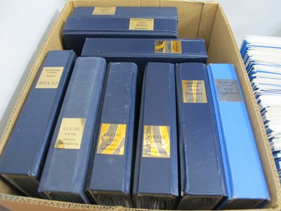 Lot 461 - Scunthorpe United Away Binders, containing...
