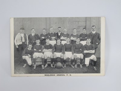 Lot 532 - Woolwich Arsenal 1904-5 Postcard in Black and...
