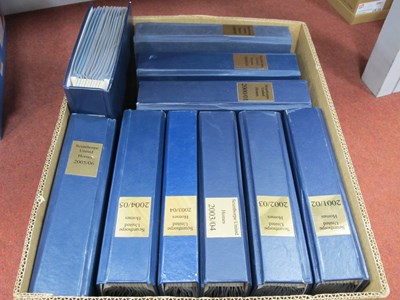 Lot 491 - Scunthorpe United Home Binders, containing...