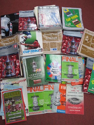 Lot 308 - F.A. Cup Final Programmes, 1963 and later,...