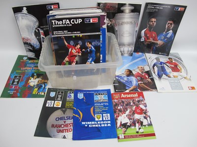Lot 891 - Chelsea Cup Final and Semi Programmes, etc,...