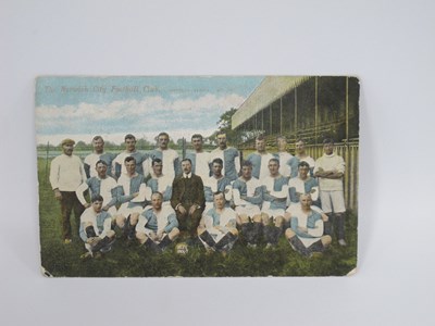 Lot 544 - Norwich City 1906-7 Postcard, colour tinted,...