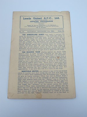 Lot 556 - 1945-6 Leeds United v. Sheffield United,...