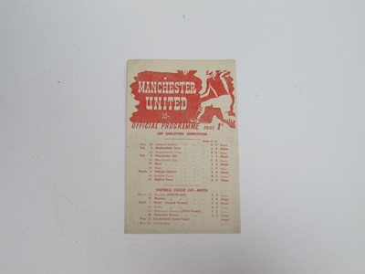 Lot 847 - 1944-5 Manchester United v. Chesterfield,...