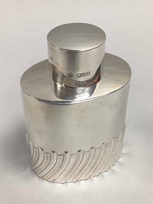 Lot 56 - A Late Victorian Hallmarked Silver Caddy /...