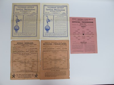 Lot 806 - 1944-5 Orient v. Millwall Single Sheet...