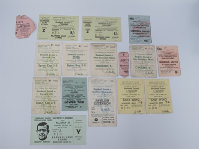 Lot 567 - Sheffield United Tickets, 57-8 v. West Brom -...