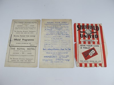 Lot 693 - Sheffield United Programmes, 1944-5 v....