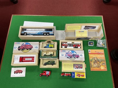 Lot 450 - Ten Diecast Model Vehicles and Aircraft by...