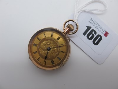 Lot 160 - J.G. Graves Sheffield; A Ladies Fob Watch, the...