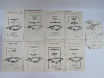 Lot 702 - Sheffield United Reserves Programmes, 1959-60...