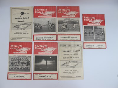 Lot 703 - Sheffield United 1953-4 Home Programmes v....