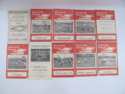 Lot 704 - Sheffield United 1954-5 Home Programmes v....