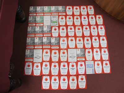 Lot 708 - Sheffield United Home Programmes 1959-60,...