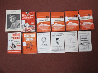 Lot 698 - Sheffield United Home Programmes 1963-70, to...