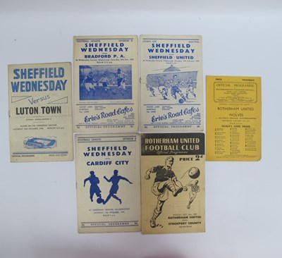 Lot 849 - 1940s Programmes Rotherham United 49-50 v....